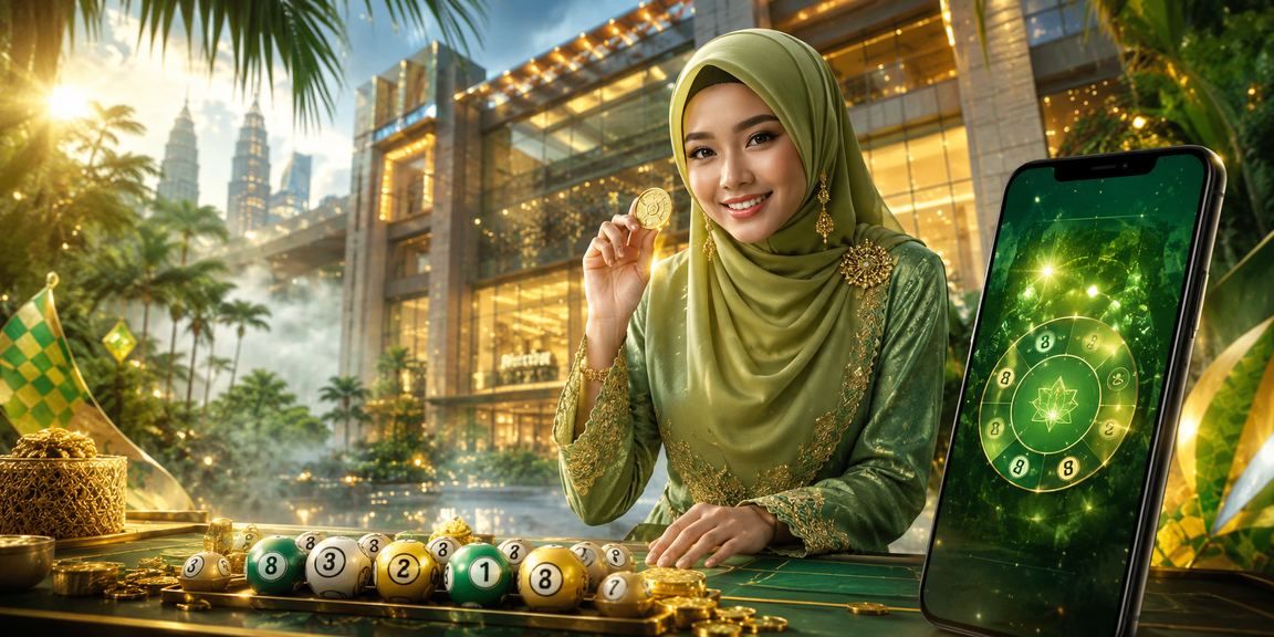 Suasana loteri perayaan Hari Raya di Kuala Lumpur