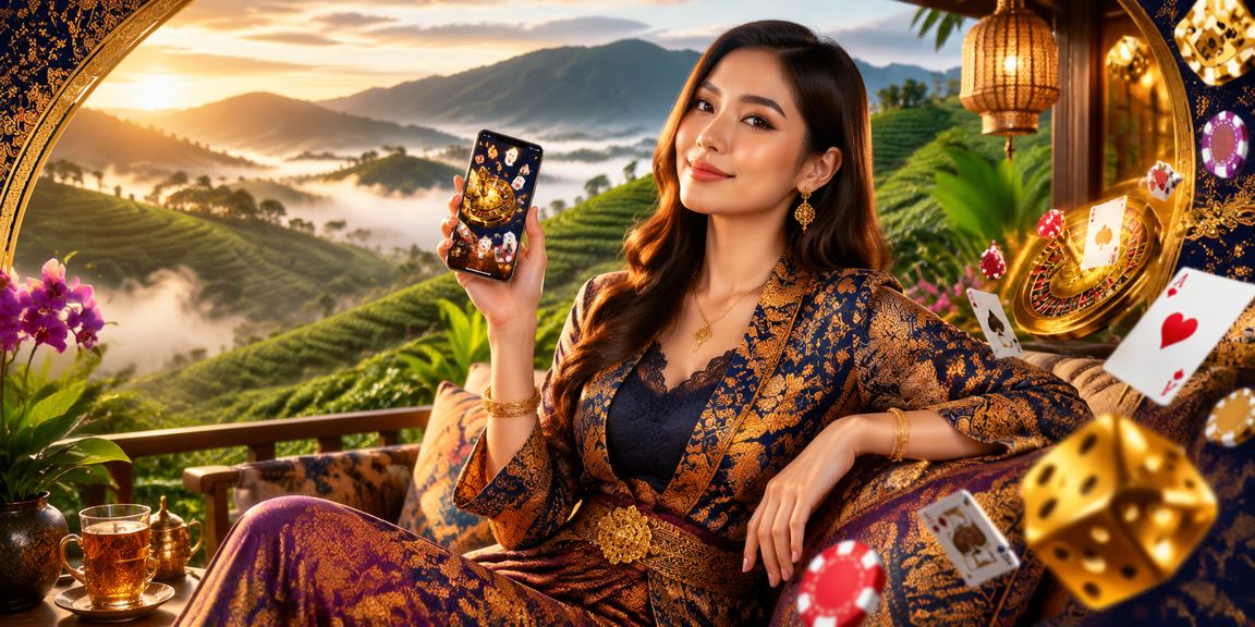 Apl kasino dalam talian bertemakan batik Malaysia